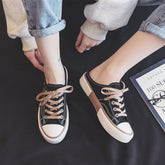 Zapatos casuales sin tacón con bordado de oso